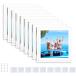 Happy Reunion 12x12 Picture Frame Set of 9, Display Pictures 10x10 with Mat