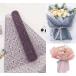 Flower Bouquet Wrapping Paper,1 Roll Jacquard Net Mesh Openwork Floral Wrap