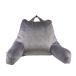 ALEGTER Reading Pillow Backrest Lounge Cushion with Arms and Pockets Back S