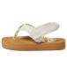 Roxy Girls Toddler Porto Sandals Flip-Flop, Cream 231, 10
