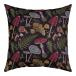 Wild Mushroom Pillow Cover 20x20 Inch,Autumn Fallen Palm Leaves Cushion Cas