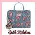 Cath Kidston キャスキッドソン キングスウッド  花柄 トートバッグ ショルダーバッグ 水色  レディース