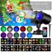  Christmas projector decoration LED.. remote control attaching IP65 waterproof Revell indoor outdoors both for type sea . light RGB many color change Pro je comb .ma pin g Christmas 