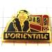 pin badge *olientaru express to rain railroad * France limitation pin z* rare . Vintage thing pin bachi