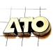  значок * алфавит ATO ATO-CHEMISTRY* Франция ограничение булавка z* редкость . Vintage было использовано булавка bachi