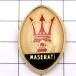  значок * Maserati машина эмблема MASERATI ITALIA ITALY* Франция ограничение булавка z* редкость . Vintage было использовано булавка bachi