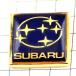  значок * Subaru машина эмблема звезда SUBARU* Франция ограничение булавка z* редкость . Vintage было использовано булавка bachi