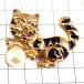  выгодная покупка значок * кошка . жемчуг шар Gold золотой цвет * Франция ограничение булавка z* редкость . Vintage было использовано булавка bachi