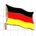  значок * Германия национальный флаг. поэтому .GERMANY FLAG* Франция ограничение булавка z* редкость . Vintage было использовано булавка bachi