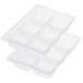 rek(LEC) сделано в Японии детская смесь свободный Gin g tray L (50ml*6 блок × 2 листов входит ) микроволновая печь OK посудомоечная машина OK