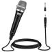 Moukey electrodynamic microphone 13ft cable attaching karaoke Mike made of metal in stock Heart type wire Mike ./ Mai pcs / party for karaoke machine /P