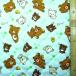 * <Q герой стеганое полотно ткань стеганый > Rilakkuma ( незначительный оттенок зеленого ) рисунок номер 33 стеганое полотно ткань ткань ширина - примерно 106cm наружный чехол -oks( хлопок 100% )
