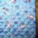 * <Q герой стеганое полотно ткань стеганый > Cinnamoroll ( незначительный оттенок голубого ) рисунок номер 62 стеганое полотно ткань стеганый ткань ширина - примерно 106cm наружный чехол -oks( хлопок 100% )