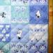 * <Q герой стеганое полотно ткань стеганый > Moomin ( оттенок голубого ) рисунок номер 54 стеганое полотно ткань ткань ширина - примерно 106cm наружный чехол -oks( хлопок 100% )