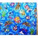 Q герой стеганое полотно ткань стеганый Yo-kai Watch ( фильм Yo-kai Watch рождение. секрет .nyan! ) ( голубой ) рисунок номер 6 Q-5672-1C-kq-2936