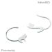  серьги женский аксессуары серебряный Silver925 кошка .. кошка левый правый не на . металл металл аллергия соответствует подарок маленький подарок 