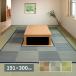 .. kotatsu for carpet ...... kotatsu .... soft rush rug city pine pattern .......... for carpet Honma approximately 191×300cm hole part approximately 90×150cm