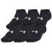 UNDER ARMOUR( Under Armor ) UA тренировка хлопок no- шоу носки (3 пар комплект ) мульти- спорт носки (1386313-001)