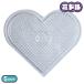  средний (5mm) утюг бисер для колок панель Large Heart type 15.5×17.5cm BP04