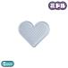  средний (5mm) утюг бисер для колок панель маленький Heart type 7.5×9cm SP01