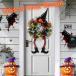  Halloween lease lease .. череп .. вход часть магазин модный Halo we n ручная работа оборудование орнамент .. украшение украшение установка дверь орнамент интерьер призрак house костюмированная игра 