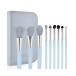 SIXPLUS make-up brush 9 pcs set cosmetics brush cosmetics writing brush soft ..... blue star anise shape handle make-up pouch attaching INSPIRATIONsi Lee 