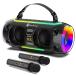  караоке комплект для бытового использования 2024 новый версия караоке 30W большой мощность динамик IPX5 водонепроницаемый заряжающийся динамик Mike 2 шт BT5.3 TWS функция бас усиленный функция noi