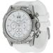 ゲスGUESS Men's Boldly Detailed Sport Chronograph Watch - Silver