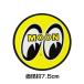  moon I z стикер машина american модный мотоцикл шлем симпатичный Ame машина hot удилище MOONEYES I мяч диаметр примерно 7.5cm