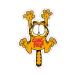  Garfield GARFIELD стикер настенный стикер кошка кошка симпатичный герой America модный american размер L....