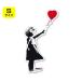  Bank si- sticker seal personal computer wall sticker stylish good-looking suitcase interior car manner boat young lady BANKSY Balloon Girl size S