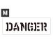  stencil сиденье stencil plate stencil алфавит american милитари DIY Quick stencil размер M DANGER опасно 