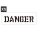  stencil сиденье stencil plate stencil алфавит american милитари DIY Quick stencil размер XS DANGER опасно 