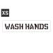  stencil сиденье stencil plate stencil алфавит american DIY Quick stencil размер XS WASH HANDS уборная 