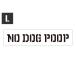  stencil сиденье stencil plate stencil алфавит DIY Quick stencil размер L NO DOG POOP собака. .. . конец .!