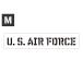  stencil сиденье stencil plate stencil алфавит DIY Quick stencil размер M U.S. AIR FORCE America ВВС 
