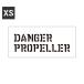  stencil сиденье stencil plate stencil алфавит DIY Quick stencil размер XS DANGER PROPELLER опасно винт 