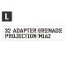  stencil сиденье stencil plate stencil алфавит Quick stencil размер L ADAPTER GRENADEg Rene -do адаптор 