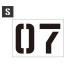  stencil сиденье stencil plate stencil алфавит american милитари DIY Quick stencil размер S 07