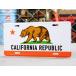 カリフォルニアリパブリック サインプレート 看板 ライセンスプレート ナンバープレート 車 CALIFORNIA REPUBLIC メール便OK