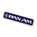 パンナム ワッペン アイロン おしゃれ かっこいい アメカジ PAN AM アメリカン 航空会社 パンアメリカン航空 アメリカン雑貨 スクエア メール便OK＿WP-PAE2-LFS