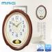  часы MAG ( кружка ) W-788 BR-Z радиоволны .. настенные часы .. дом. исполнение . Brown под дерево под дерево дерево модный рекомендация Noah точный . покупка 