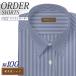 ワイシャツ Yシャツ メンズ らくらくオーダー 形態安定 綿100％ 軽井沢シャツ レギュラーカラー Y10KZR546