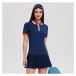  Golf Polo Golf одежда Golf One-piece Polo One-piece женский вязаный One-piece контакт охлаждающий ... короткий рукав вязаный спорт одежда длинный длина 20 плата 30 плата 