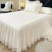 подзор спальное место юбка покрывал кровать простыня bed одиночный полуторный спальное место простыня bed простыня постельные принадлежности покрытие покрывало оборка покрытие 