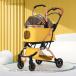  домашнее животное Cart разъемная модель 4 колесо домашнее животное Carry собака Cart собака для выдерживаемая нагрузка 20kg коляска 25kg до дождевик имеется удален возможность Buggy складной легко складывается 