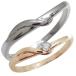 結婚指輪 ペアリング シンプル 2本セット マリッジリング 10金 指輪