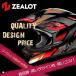 ZEALOT (�W�[���b�g) NV ���[�h���[�T�[2 �J�[�{���n�C�u���b�h �t���t�F�C�X�w�����b�g �z���C�g/�u���E�� M�T�C�Y 57-58cm NVC0016-M �֘A�摜5
