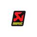 AKRAPOVIC ( Akrapovic ) жаростойкий глушитель стикер 55X75mm NEW Logo / aluminium P-VST2AL