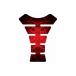  Moto графика подушка бака красный STREET SPINE MT-ST058R